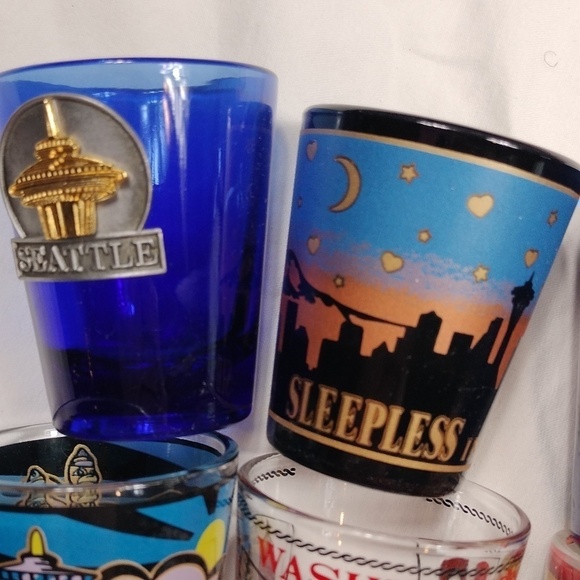 Washington State shot glasses- 7 in total - Picture 2 of 9